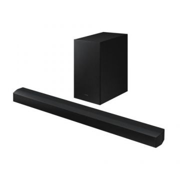 Soundbar Samsung HW-B450/EN, 2.1, 300W, Dolby, Subwoofer Wireless, Bluetooth, USB, Negru