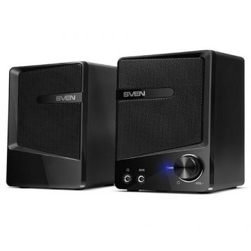 Bose 2.0 SVEN 248, 2x3W, AUX (Negru)