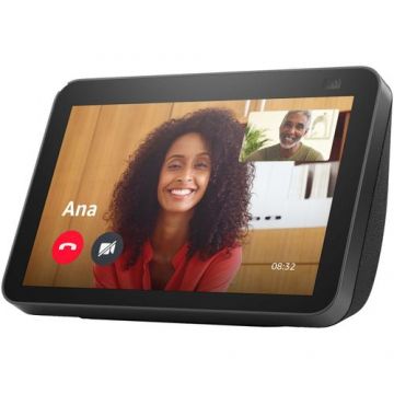Boxa inteligenta Amazon Echo Show 5 (2nd Gen), Touch Screen 5.5inch, Camera 2 MP, Bluetooth (Negru)