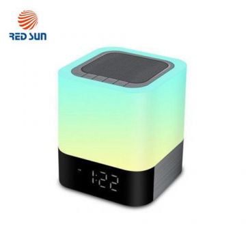 Boxa portabila si lampa Red Sun DY-28, cu touch, ceas alarma si Bluetooth