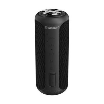 Boxa Portabila Tronsmart T6 Plus Upgraded Edition, 2x20W, Bluetooth ,Waterproof IPX6, autonomie 15 ore Negru