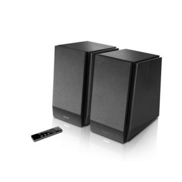 Boxe 2.0 EDIFIER R1855DB-MB,  70W RMS, Bluetooth, Jack 3.5mm, Telecomanda (Negru)