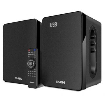 Boxe SVEN SPS-710, 2x20W, USB/card SD, radio FM, Bluetooth (Negru)