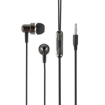 Casti Audio Stereo In-Ear, cu Microfon, SF-A24, Negru-Argintiu