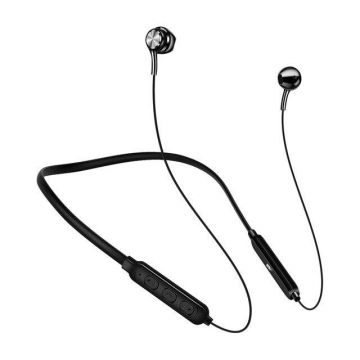 Casti bluetooth sport MRG MG03, Neckband, Handsfree, Negru