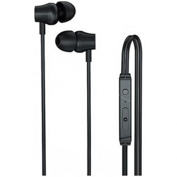 Casti In-Ear Lenovo QF320, Microfon, Jack 3.5 mm, Negru
