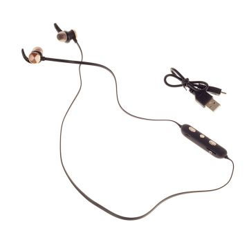 Casti Sport Stereo Bluetooth, cu Slot Card SD/TF, BT-10, Negru