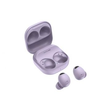 Casti True Wireless Samsung Galaxy Buds2 Pro, Bluetooth 5.3, In-Ear, 23 Microfoane, Advanced Intelligent ANC, Dolby Atmos, IPX7 (Mov)