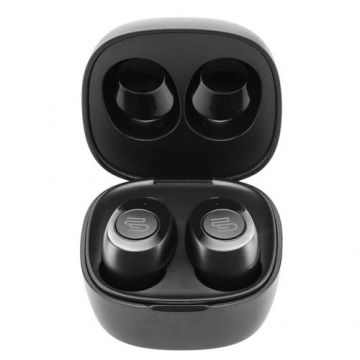 Casti Wireless GoGEN TWS BUDDIES, True Wireless Stereo, Bluetooth 5.0, microfon, IPX4, 3 mW, culoare neagra