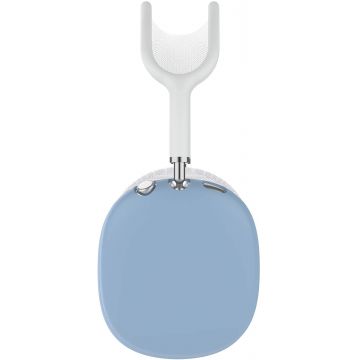 Husa protectie cupe din silicon mat pentru casti Apple AirPods Max - Albastru
