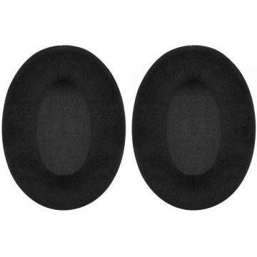 Set 2 bureti de schimb PadForce pentru casti HyperX Cloud II 2 Gaming, Over-Ear - Negru, Catifea