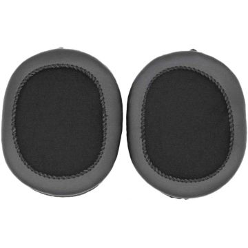 Set 2 bureti PadForce pentru casti Audio-Technica ATH M50X, M50XBT, M50, M40X, M30, M20, M10, ATH-MSR7, Over-Ear - Negru, Catifea