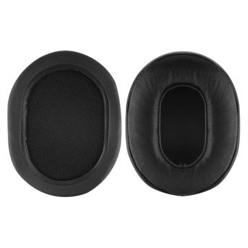 Set 2 bureti PadForce pentru casti Audio-Technica ATH M50X, M50XBT, M50, M40X, M30, M20, M10, ATH-MSR7, Over-Ear - Negru, Piele ecologica