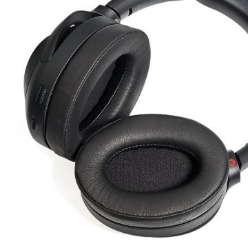 Set 2 bureti PadForce pentru casti Sony WH-1000XM4 - Negru, Piele naturala