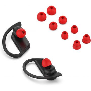 Set 4 perechi de dopuri PadForce pentru casti Beats Powerbeats, BeatsX, urBeats, Tour, Flex - Roșu