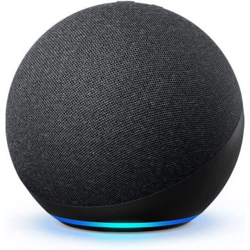 Amazon Boxa Echo Dot 4th Gen, Alexa, LED, Control Voce, Microfon, Negru