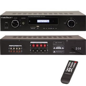 Amplificator Madison, FM tuner, 3 intrari, USB, DVD, AUX, 2 x 180 W