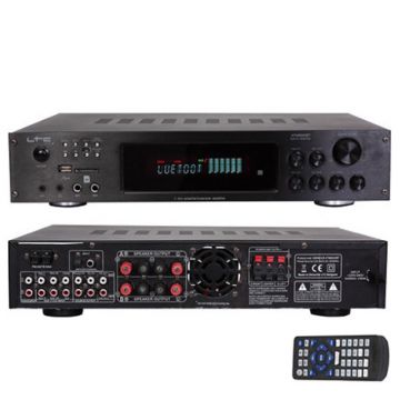 Amplificator stereo LTC echipat cu tuner digital, posibilitate de redare MP3 de pe USB, SD