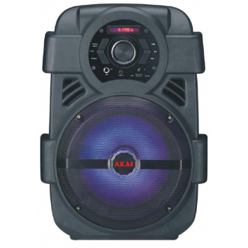 Boxa portabila AKAI ABTS-808L 10W Bluetooth Karaoke Radio Negru