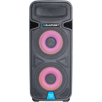 Boxa portabila Blaupunkt PA20LED, Bluetooth FM/SD/USB/AUX/KARAOKE, 800W