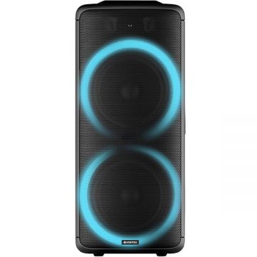 Boxa portabila Vortex VO2609, 50W RMS, Bluetooth, Radio FM, negru