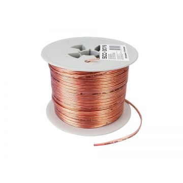 Cablu boxe AURA SCC 3076, Metru Liniar / Rola 100m, 2x0.75mm² (18AWG)