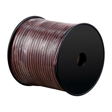 Cablu difuzor Goobay, 2 x 0,75 mm², 100 m, Rosu/Negru