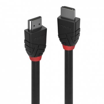 Cablu HDMI Black Line 8K60Hz/4K120Hz T-T 0.5m, Lindy L36770