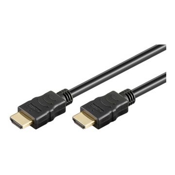 Cablu HDMI Goobay, ethernet, 7.5 m, Negru