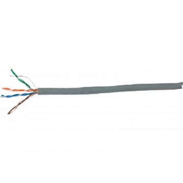 Cablu UTP Cabletech, 4 x 2/0.5 mm, aliaj cupru si aluminiu, rola 305 m