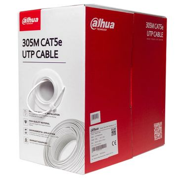 Cablu UTP CAT 5 Dahua, 305 m, materiale HDPE