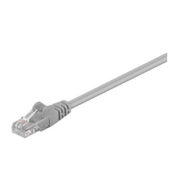 Cablu UTP Goobay, cat5e, patch cord, RJ45 tata, 30 m, Gri