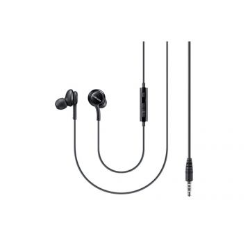 Casti audio cu microfon Samsung 3.5mm, Control pe fir, Cablu 1.2m, Negru