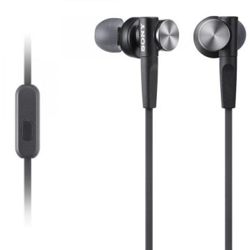 Casti audio in-ear MDR-XB50APB, Control Telefon, Extra Bass, Negru