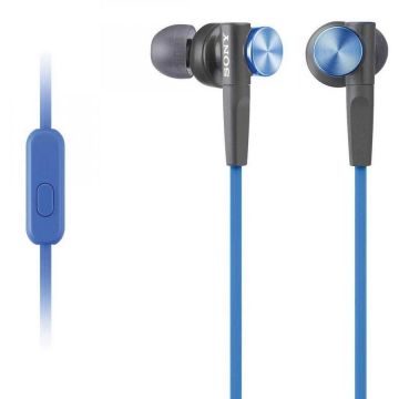 Casti audio in-ear MDR-XB50APL, Control Telefon, Extra Bass, Albastru