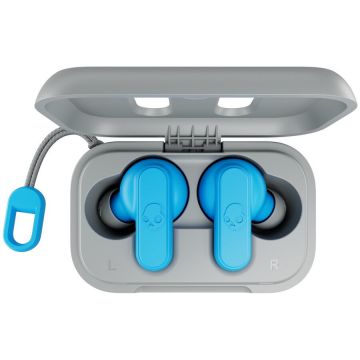 Casti Audio In-Ear, Skullcandy Dime True wireless, Bluetooth, Light Grey Blue