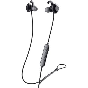 Casti Audio Sport In Ear Skullcandy Method Active, Wireless, Bluetooth, Microfon, Autonomie 10 ore, Black Gray