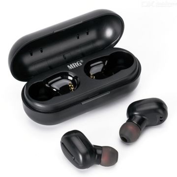 Casti Bluetooth MRG L-TWS-L13, Handsfree, In-ear, Negru