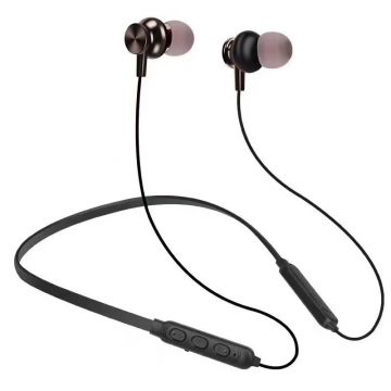 Casti bluetooth sport MRG MG03B, Neckband, Handsfree, Negru C845