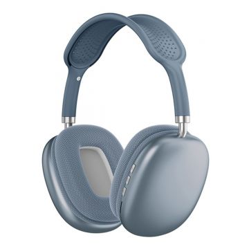 Casti On Ear MRG MP9 Plus, Bluetooth, MicroSD, Radio, Albastru C855