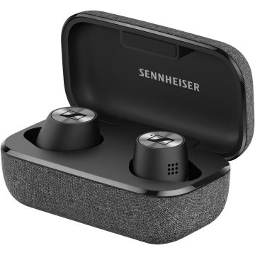 Casti Sennheiser Momentum , Noise Cancelling, True Wireless 2 Negru