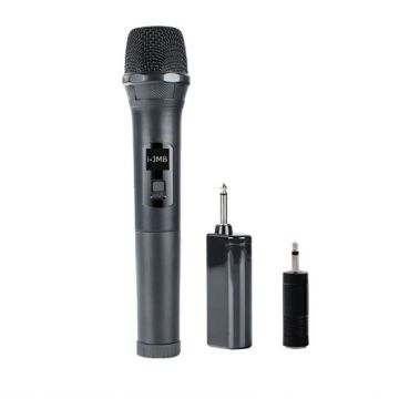 Microfon karaoke fara fir i-JMB,jack 3.5/6.5 mm, 2 x AA