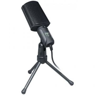 Microfon T-Dagger Oriole cu stand (Negru)