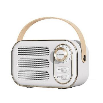 Mini Radio Portabil Retro, Soundvox DW13BT, Acumulator Incorporat, Bluetooth, AUX, USB, TF Card, Gri