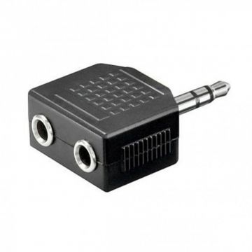 Mufa adaptor Ted Electric, 2 x 3.5 mama - jack 3.5 mm tata