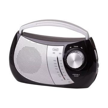 Radio AM/FM Trevi, 207 x 110 x 62 mm, 2 benzi, intrare casti, 4 x UM2