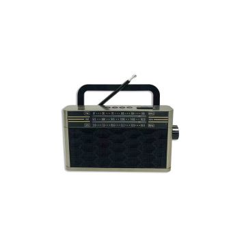 Radio Portabil cu Acumulator Meier M-9005BT, Bluetooth, FM/AM/SW, TF Card, Gri