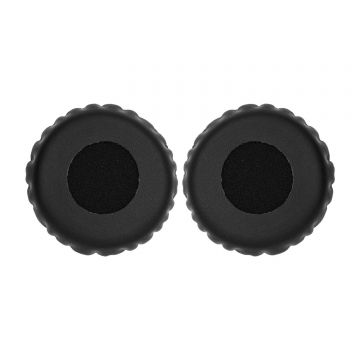 Set 2 bureti PadForce pentru casti Sony MDR-XB400, Over-Ear, Negru, Piele ecologica