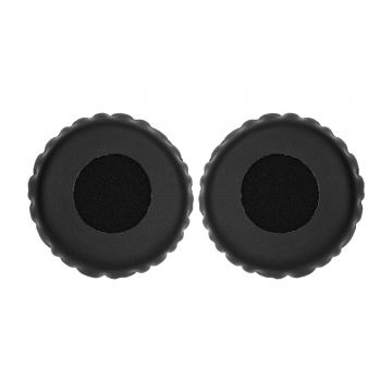 Set 2 bureti PadForce pentru casti Sony MDR-XB400, Over-Ear, Negru, Piele ecologica