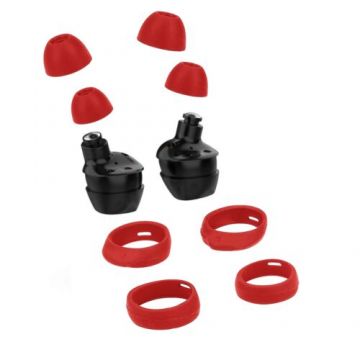 Set 4 Varfuri de schimb pentru casti Samsung Galaxy Buds/Galaxy Buds Plus, Kwmobile, Rosu, Silicon, 49310.09